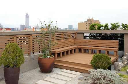 aanleg terras met houtcomposiet